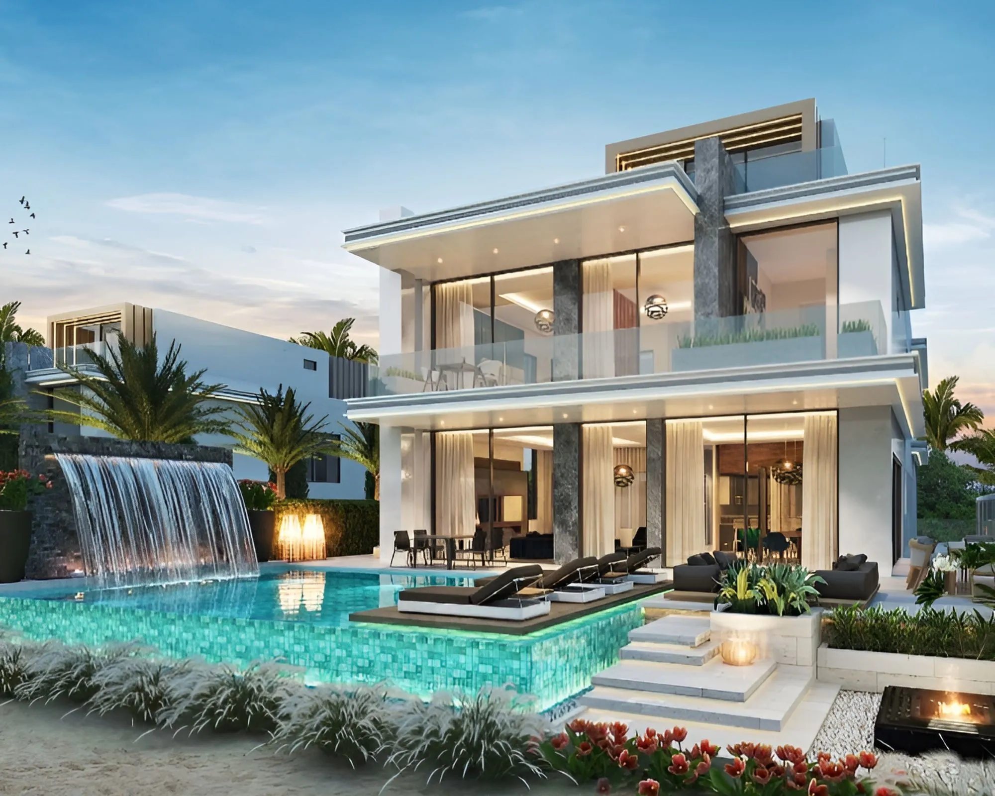 DAMAC Islands, vista de villas